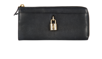 Mulberry Padlock Zipped Wallet, front view
